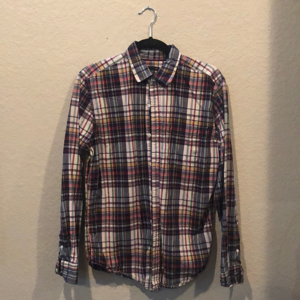Gap button down men’s plaid